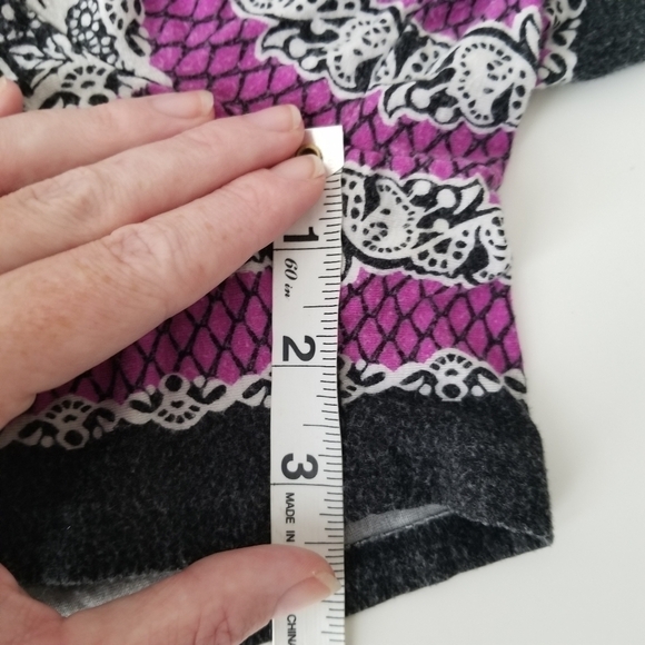 Soma Black and White Paisley Printed Sleep Romper Size S - Picture 12 of 12